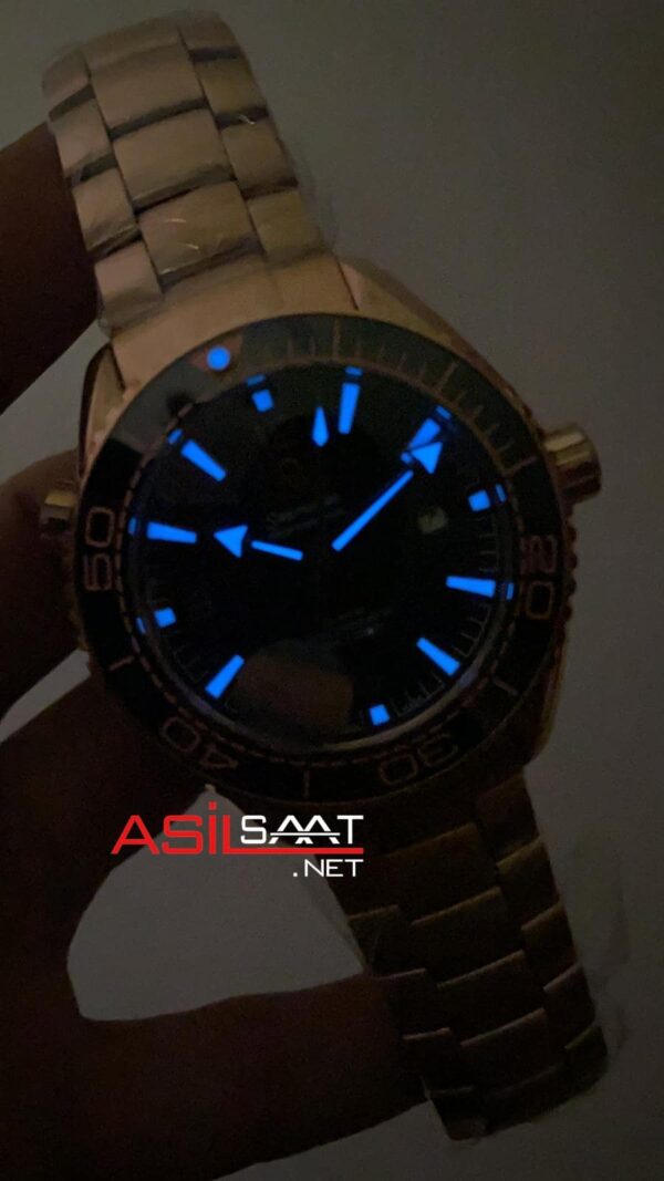Omega Seamaster Planet Ocean Rose Siyah Kadran Omega Seamaster Planet Ocean Rose Siyah Kadran