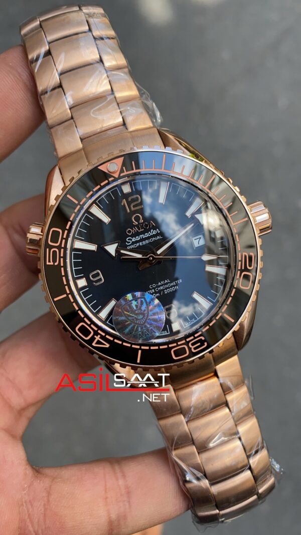 Omega Seamaster Planet Ocean Rose Siyah Kadran Omega Seamaster Planet Ocean Rose Siyah Kadran