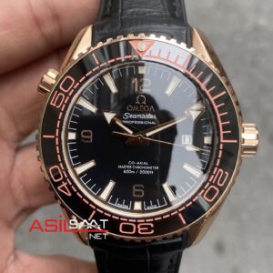 Omega Seamaster Planet Ocean Rose Siyah Replika Saat