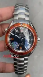 Omega Seamaster Planet Ocean Turuncu Bezel 600M