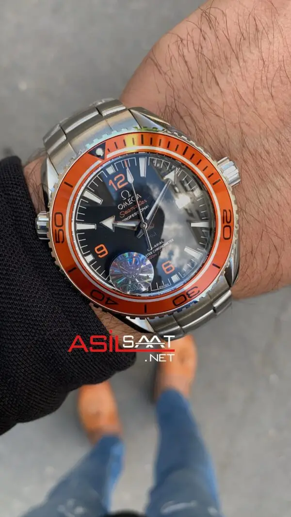 Omega Seamaster Planet Ocean Turuncu Bezel 600M Omega Seamaster Planet Ocean Turuncu Bezel 600M