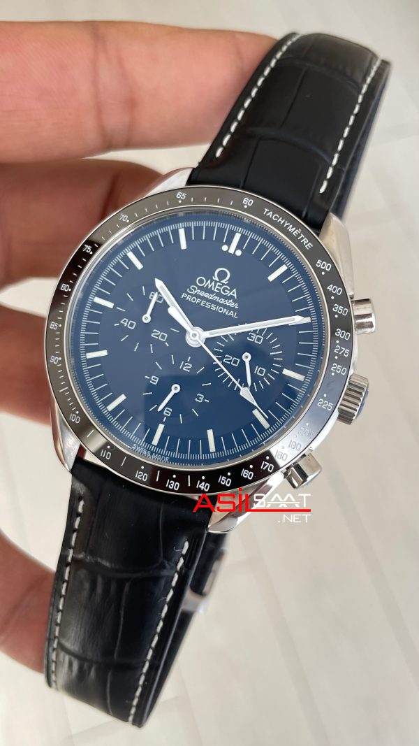 Omega Speedmaster Racing 43mm Siyah Deri Kayış Omega Speedmaster Racing 43mm Siyah Deri Kayış