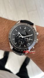 Omega Speedmaster Racing 43mm Siyah Deri Kayış