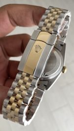 Rolex Datejust Champagne 126233 Jubilee 36mm Lady Romen Champagne Dial Two Tone Gold Replika Saat