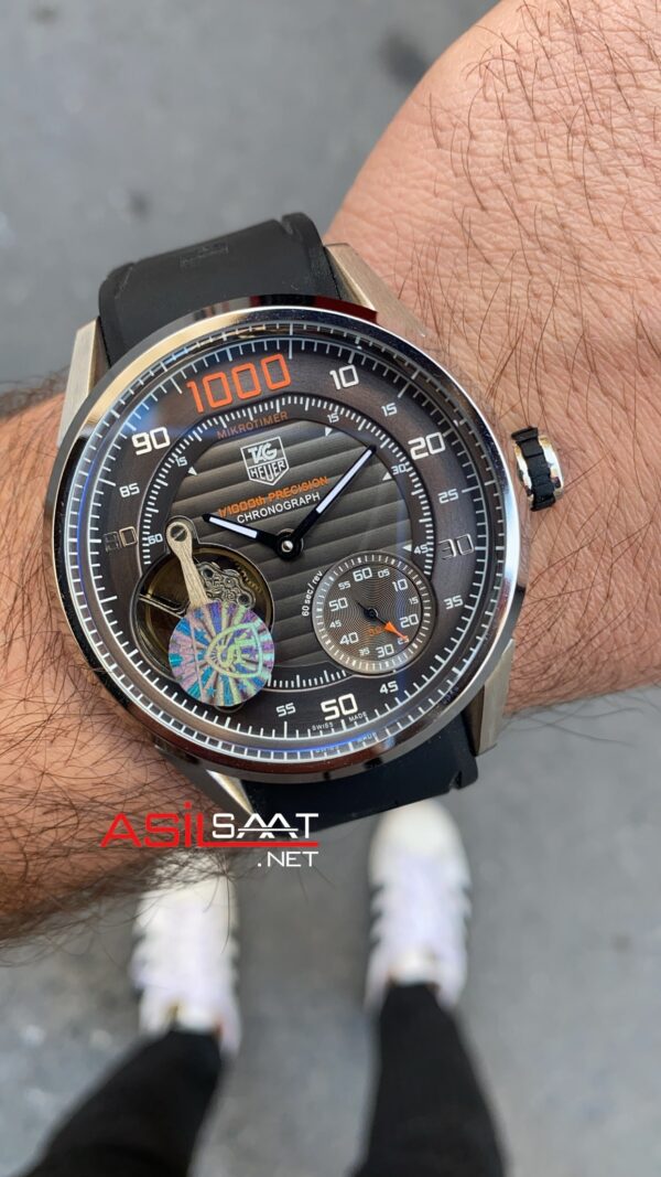 TAG Heuer Mikrotimer Tourbillon Gümüş 44mm TAG Heuer Mikrotimer Tourbillon Gümüş 44mm