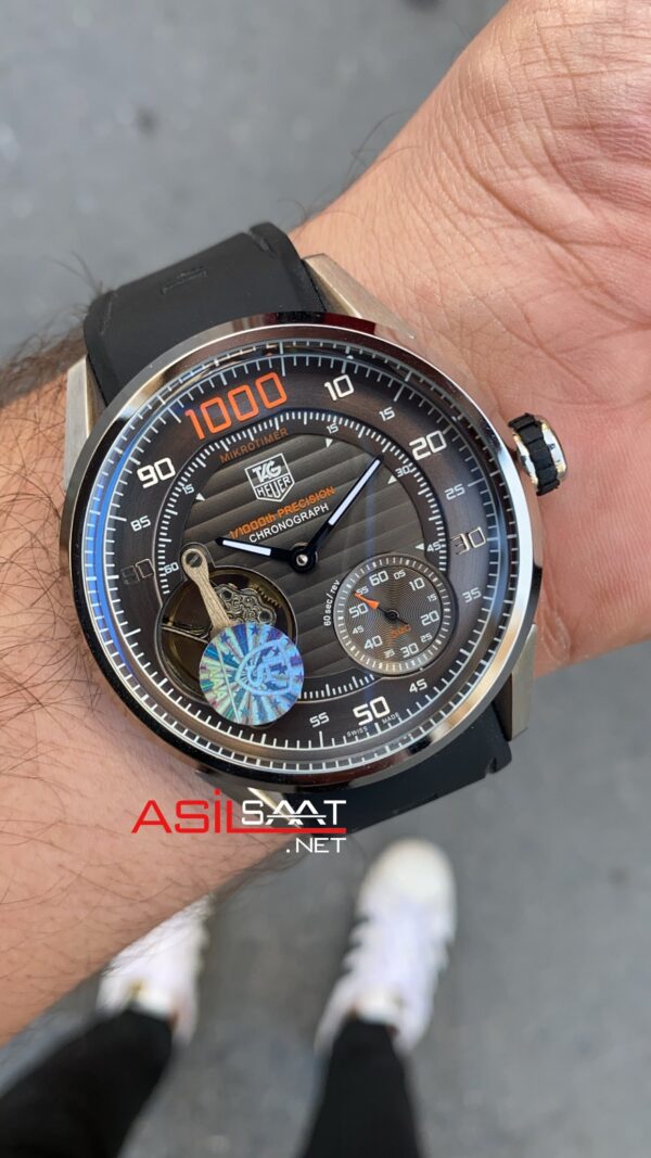 TAG Heuer Mikrotimer Tourbillon Gümüş 44mm TAG Heuer Mikrotimer Tourbillon Gümüş 44mm