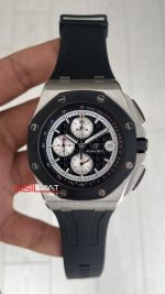 Audemars Piguet Royal Oak Offshore Chronograph Siyah Kadran 26400SO Rubber 43 mm Replika Saat