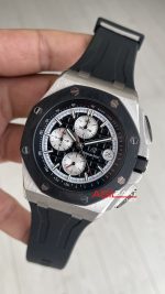 Audemars Piguet Royal Oak Offshore Chronograph Siyah Kadran 26400SO Rubber 43 mm Replika Saat