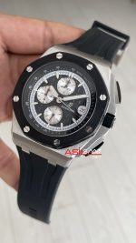 Audemars Piguet Royal Oak Offshore Chronograph Siyah Kadran 26400SO Rubber 43 mm Replika Saat