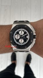 Audemars Piguet Royal Oak Offshore Chronograph Siyah Kadran 26400SO Rubber 43 mm Replika Saat
