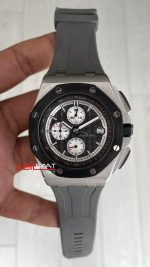 Audemars Piguet Royal Oak Offshore Chronograph Titanium Gri Kadran 43 mm 26400IO Grey Replika Saat