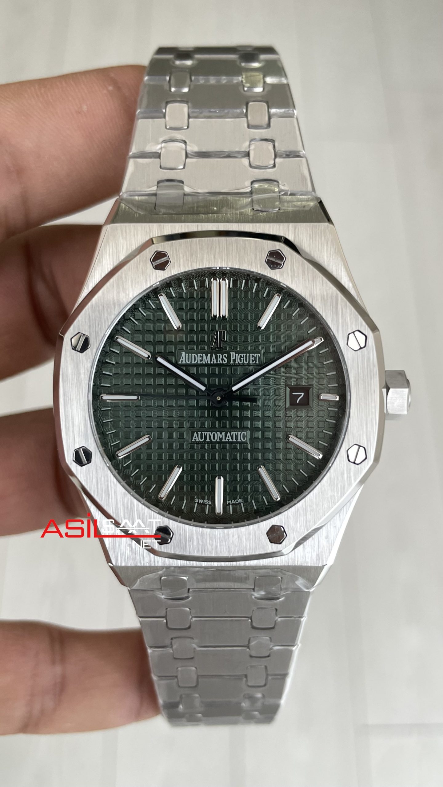 Audemars Piguet Royal Oak Yeşil Kadran 15400ST Replika Saat Audemars Piguet Royal Oak Yeşil Kadran 15400ST Replika Saat