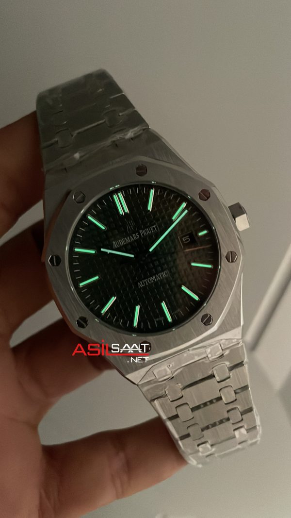 Audemars Piguet Royal Oak Yeşil Kadran 15400ST Replika Saat Audemars Piguet Royal Oak Yeşil Kadran 15400ST Replika Saat