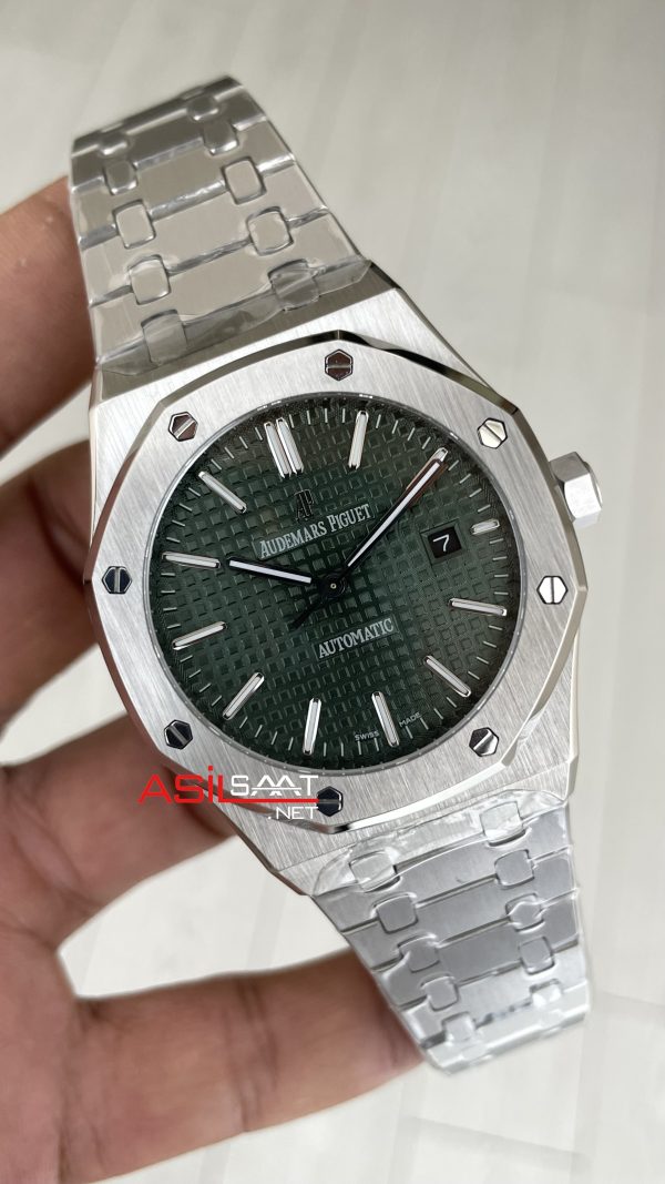 Audemars Piguet Royal Oak Yeşil Kadran 15400ST Replika Saat Audemars Piguet Royal Oak Yeşil Kadran 15400ST Replika Saat