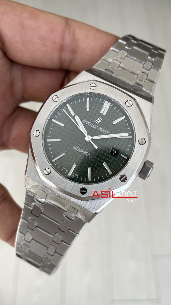 Audemars Piguet Royal Oak Yeşil Kadran 15400ST Replika Saat Audemars Piguet Royal Oak Yeşil Kadran 15400ST Replika Saat