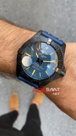 Breitling Avenger PVD Siyah Mavi Kordon BAV006