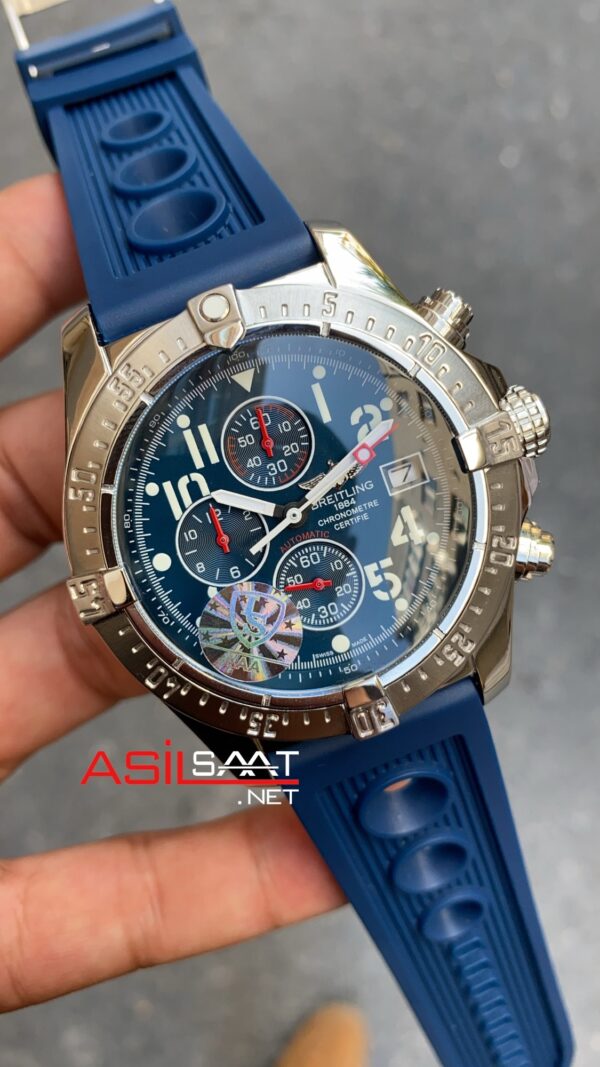 Breitling Super Avenger II Blue Diver Pro A13371 Silver BAC004