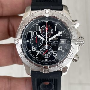 Breitling Super Avenger II Chronograph A1337 Siyah 48mm
