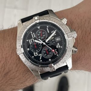 Breitling Super Avenger II Chronograph A1337 Siyah 48mm