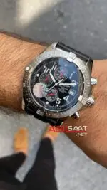 Breitling Süper Avenger II Diver Pro A13371 Silver Rubber BAC002