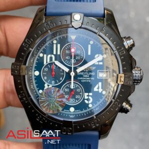 Breitling Süper Avenger II Diver Pro Black PVD Blue Dial BAC005