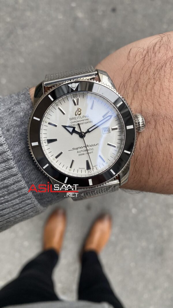 Breitling Superocean Heritage Beyaz Replika Saat