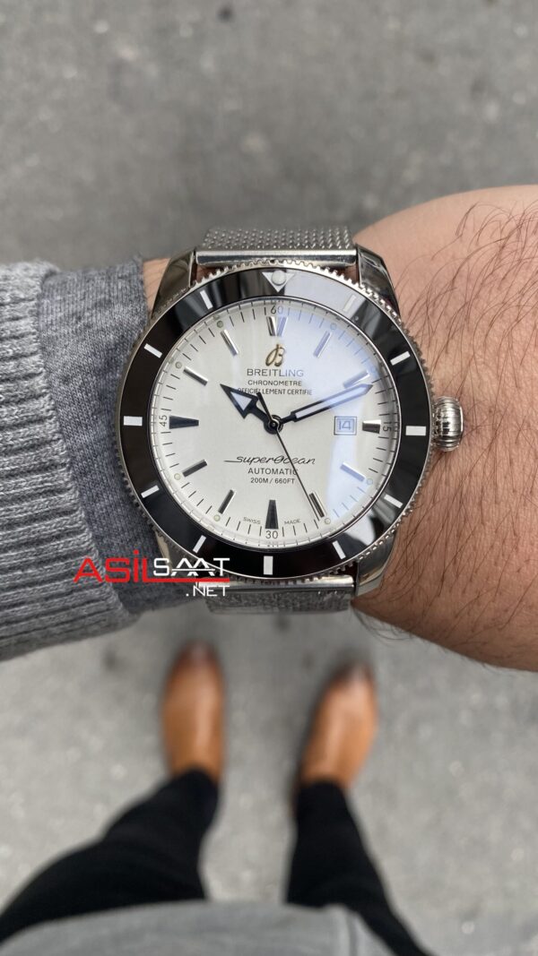 Breitling Superocean Heritage Beyaz Replika Saat