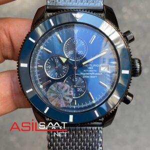 Breitling Superocean Heritage II PVD Siyah Kasa Mavi Kadran