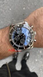Breitling Superocean Heritage Siyah Replika Saat
