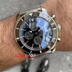 Breitling Superocean Heritage Siyah Replika Saat