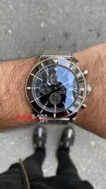 Breitling Superocean Heritage Siyah Replika Saat