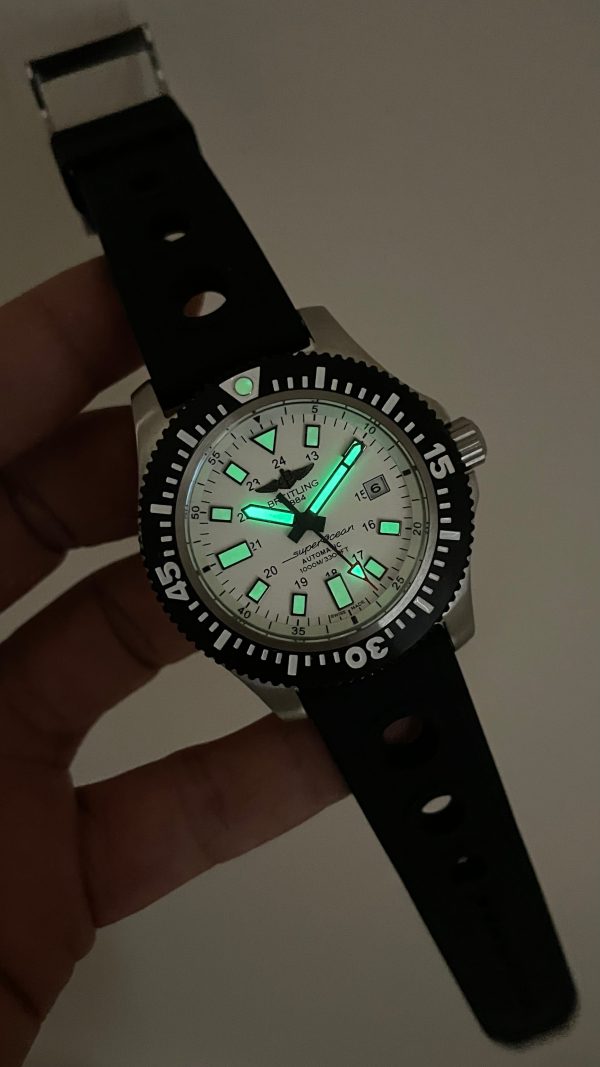 Breitling Superocean II Beyaz Y17393 Kauçuk 44mm Replika Saat