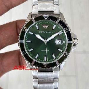 Emporio Armani AR11338 Yeşil 42mm Replika Saat