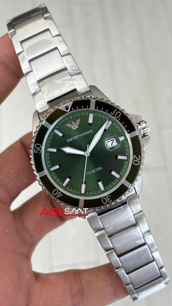Emporio Armani AR11338 Yeşil 42mm Replika Saat Emporio Armani AR11338 Yeşil 42mm Replika Saat
