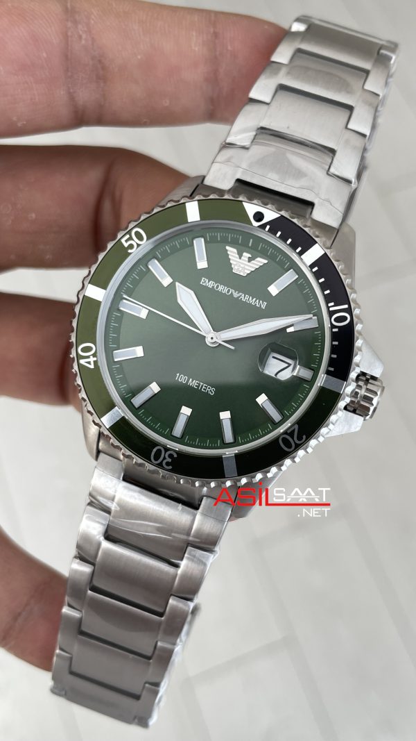 Emporio Armani AR11338 Yeşil 42mm Replika Saat Emporio Armani AR11338 Yeşil 42mm Replika Saat