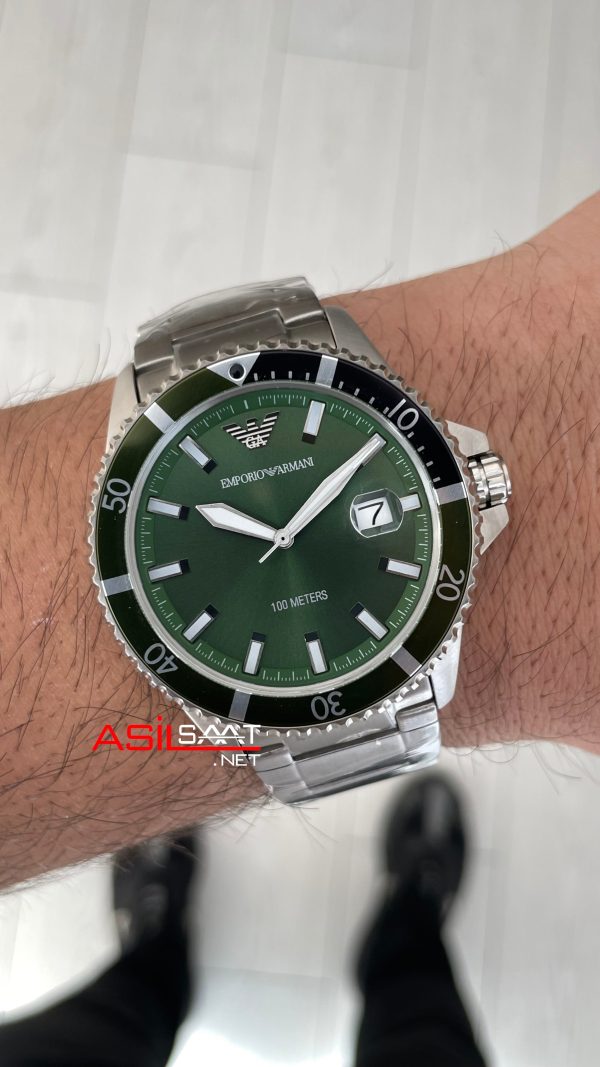 Emporio Armani AR11338 Yeşil 42mm Replika Saat Emporio Armani AR11338 Yeşil 42mm Replika Saat