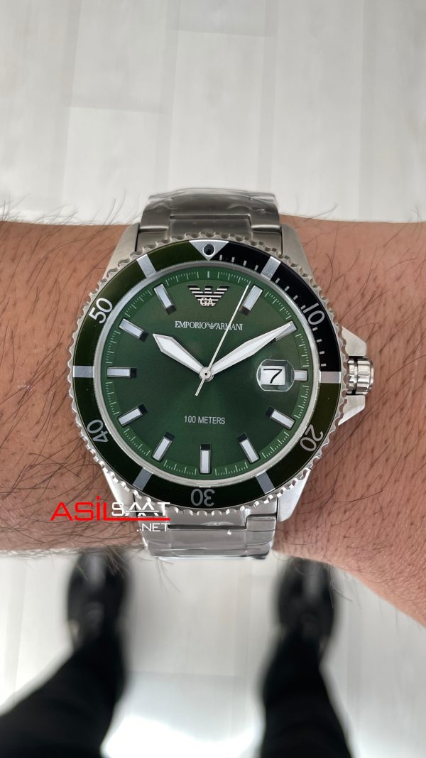 Emporio Armani AR11338 Yeşil 42mm Replika Saat Emporio Armani AR11338 Yeşil 42mm Replika Saat