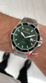 Emporio Armani AR11338 Yeşil 42mm Replika Saat