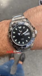 Seiko Sport 5 Çelik Kasa Siyah Kadran