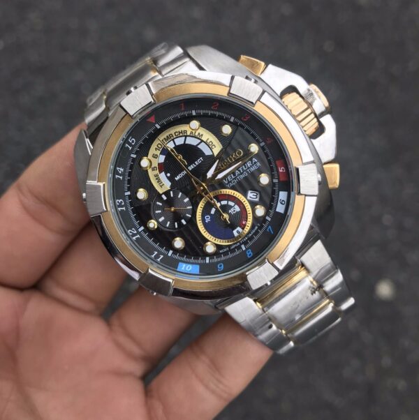 Seiko Velatura Yachting Timer Chronograph Siyah