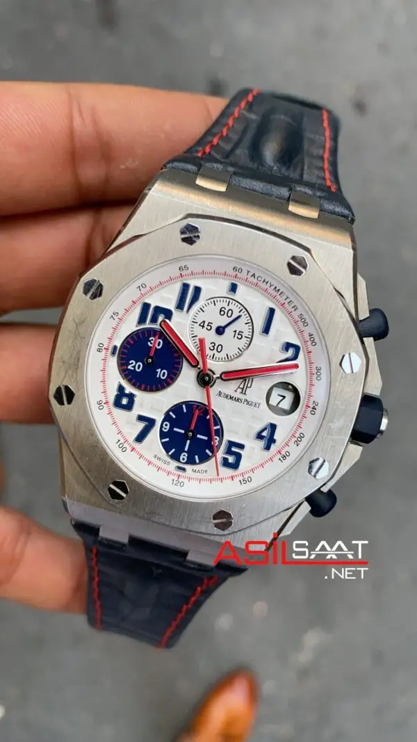 Audemars Piguet Royal Oak Offshore 26208ST Beyaz Kadran ETA Saat