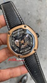 Dietrich 1969 Tourbillon Rose Kadran Siyah