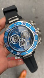 Invicta Reserve Subaqua Sea Dragon Mavi Kadran 52 mm 21643 Blue Replika Saat IRES002