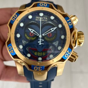 Invicta Venom Reserve Joker Mavi 52mm Gold