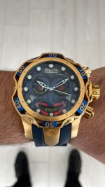 Invicta Venom Reserve Joker Mavi 52mm Gold