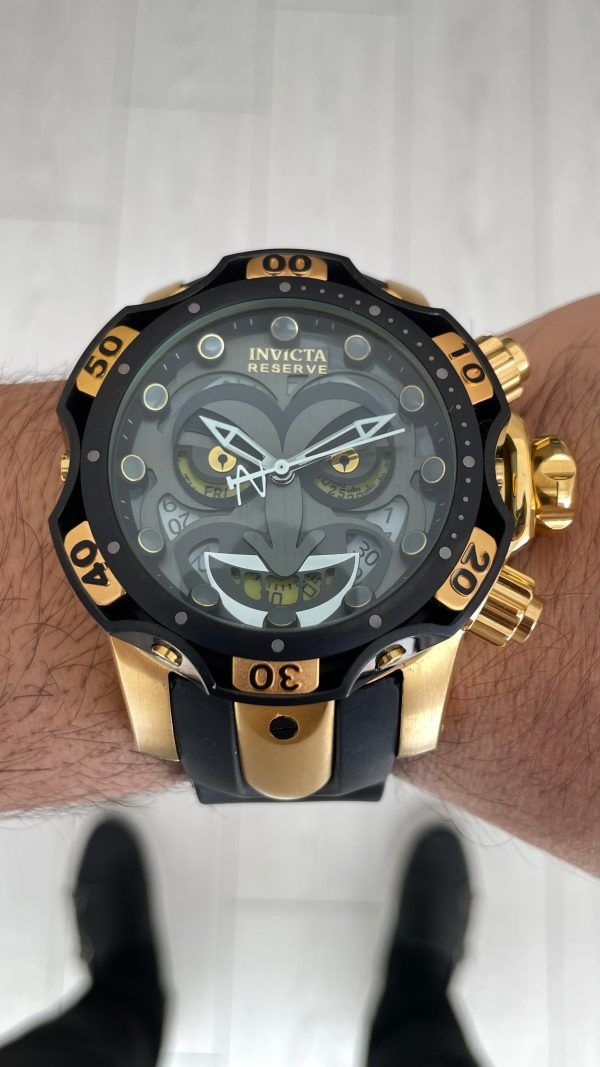 Invicta Venom Reserve Joker Siyah 52mm Gold