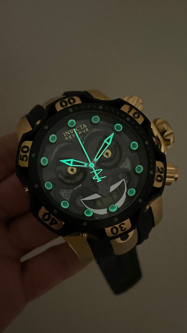 Invicta Venom Reserve Joker Siyah 52mm Gold
