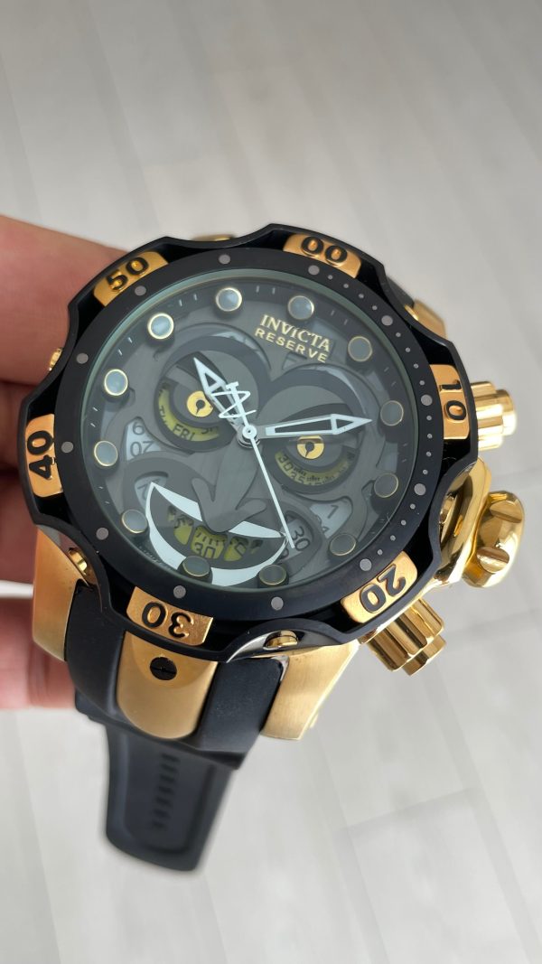 Invicta Venom Reserve Joker Siyah 52mm Gold