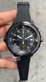 IWC Aquatimer Chronograph Galapagos Islands IW379502 PVD Black Siyah