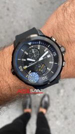 IWC Aquatimer Chronograph Galapagos Islands IW379502 PVD Black Siyah